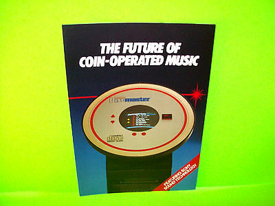 Arbiter Leisure DISCMASTER SONY CD Jukebox Phonograph Original NOS Sales Flyer