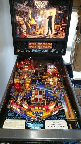Twilight Zone pinball machine  clean and maintained in home most of its life