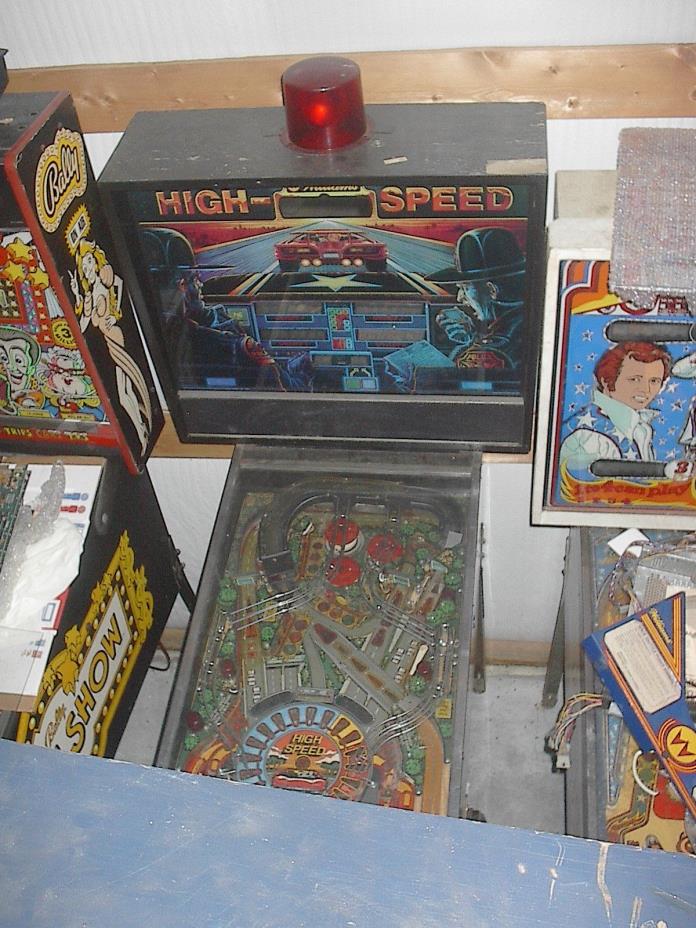Williams High Speed Arcade Pinball Machine