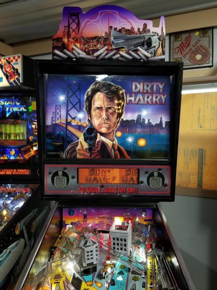 1995 Williams Dirty Harry Pinball Machine