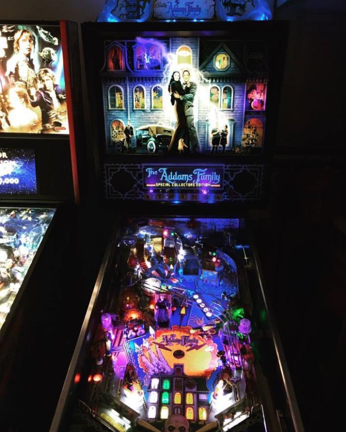 The Addams Family Pinball Machine- Color Display, Many Mods!