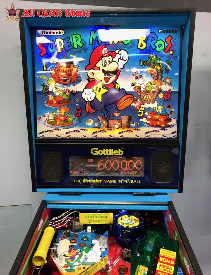 Super Mario Bros Pinball Machine From Gottlieb RESTORED!