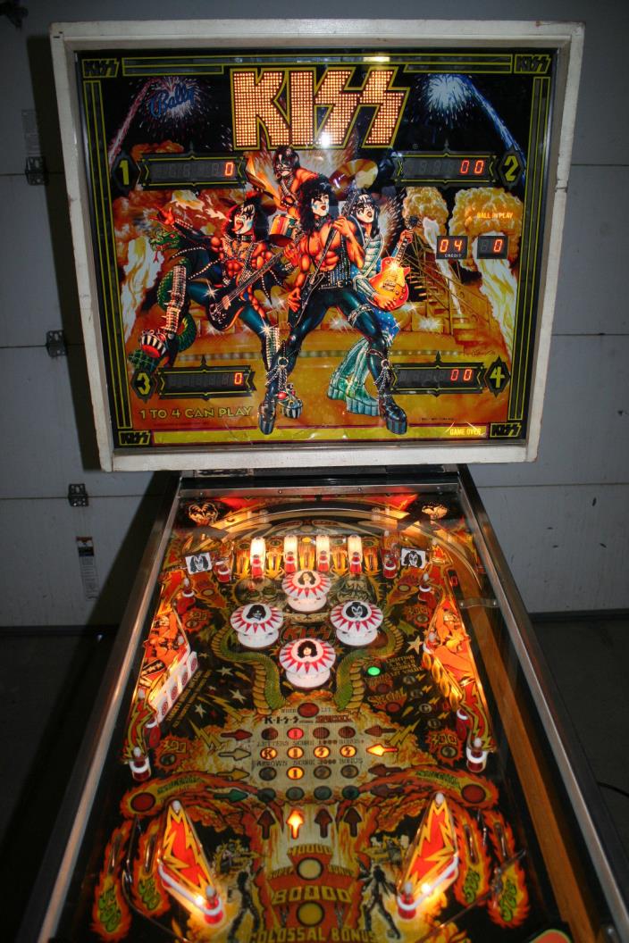 Bally KISS Pinball Machine - Refurbished