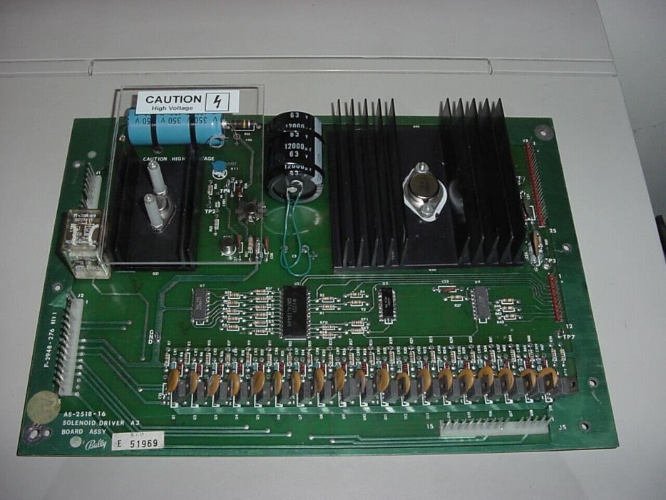 Bally Pinball Early Solenoid Driver Board Refurbished, Guaranteed Works 100% #3