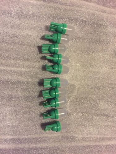 555 Green LED Lamps For Pinball Machines 10 Lamps Free Shipping USA
