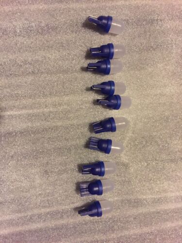 555 Blue LED Lamps For Pinball Machines 10 Lamps Free Shipping USA