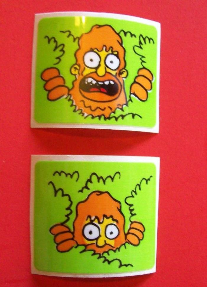 The SIMPSONS Pinball Machine Spinner Target Decal Set Original NOS DATA EAST