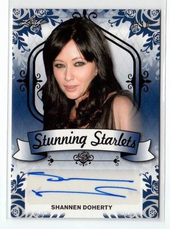 2017 Leaf Stunning Starlets SHANNEN DOHERTY autograph card #7/10