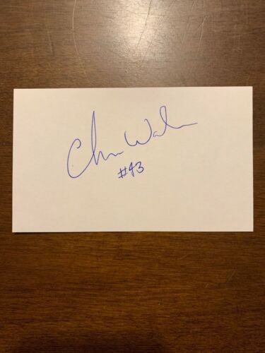 CHRIS WADE - NAVY FOOTBALL - AUTHENTIC AUTOGRAPH SIGNED - A9899