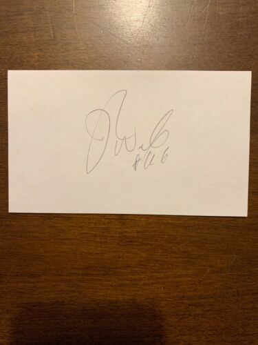 JOHN WADE - MARSHALL FOOTBALL - AUTHENTIC AUTOGRAPH SIGNED - A9898