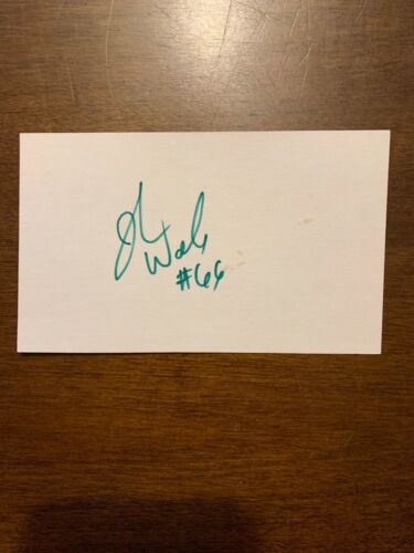 JOHN WADE - MARSHALL FOOTBALL - AUTHENTIC AUTOGRAPH SIGNED - A9897