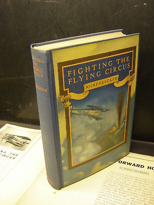 Signed  Eddie  Rickenbacker  94th Squadron Fighting The Flying Circus 1919 Book