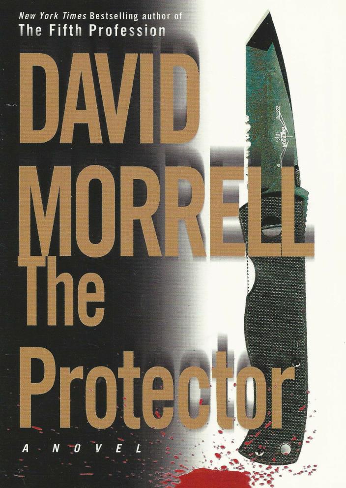 DAVID MORRELL, author, AUTHENTIC HAND SIGNED PROMO CARD