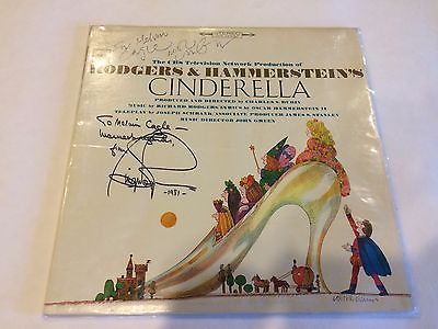 Ginger Rogers & Milton Glaser Autograph Signed Cinderella Rodgers & Hammersteins