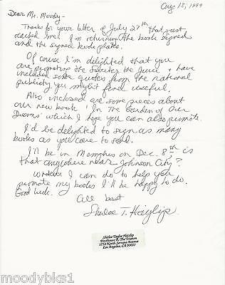 SHIRLEE TAYLOR HAIZLIP, author, AUTHENTIC HAND WRITTEN/SIGNED LETTER