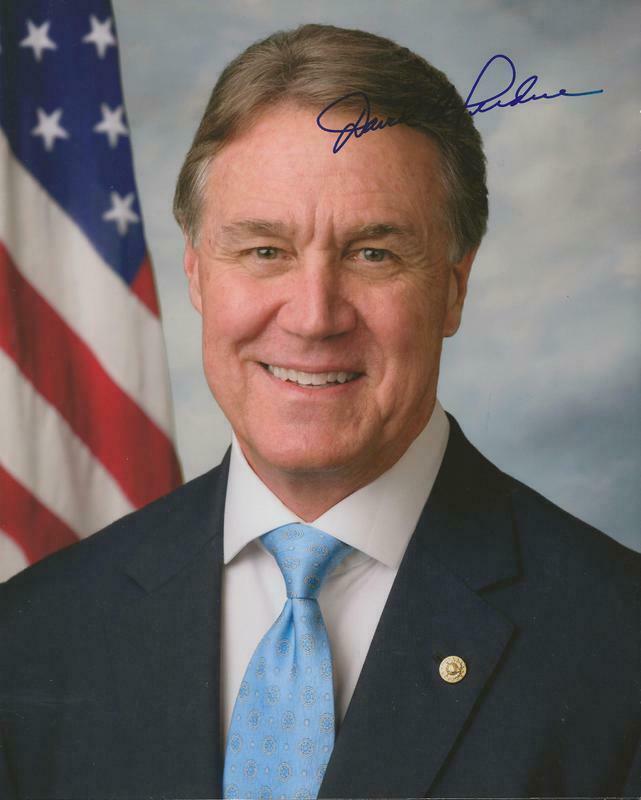 Senator David Perdue Georgia Signed 8x10 Photo