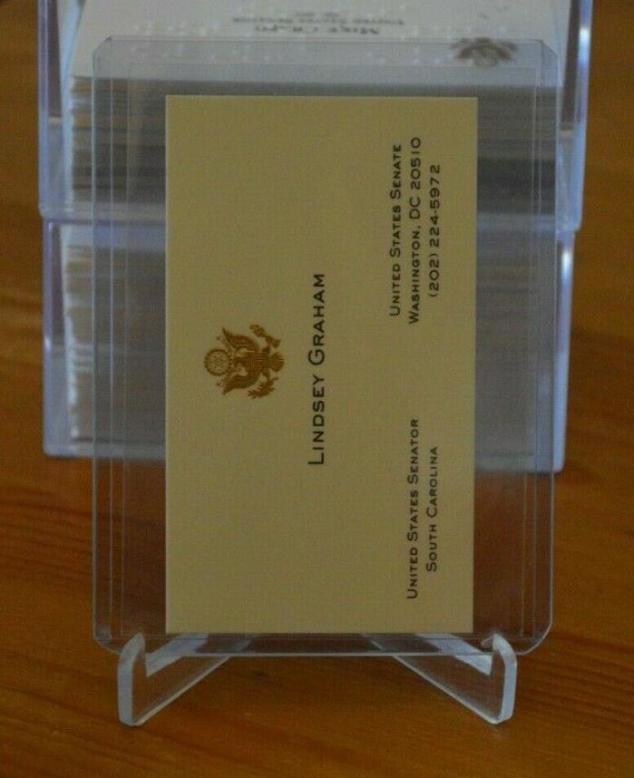 Lindsey Graham South Carolina United States Senator Official Business Card