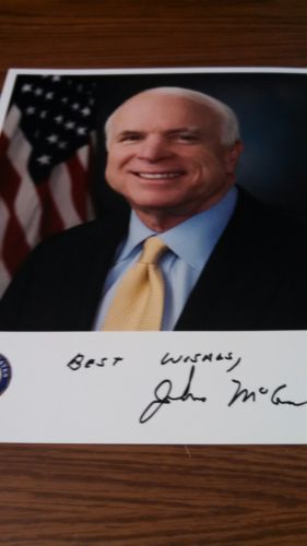 John McCain signed