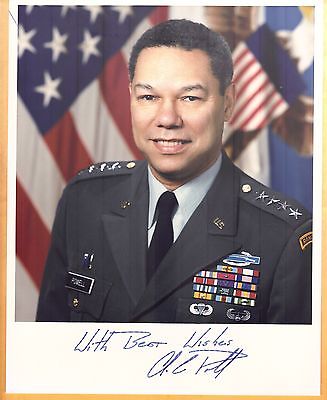 Colin Powell-signed photo-32 - JSA COA