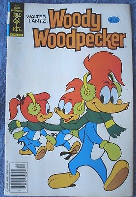 1980 WOODY WOODPECKER GOLD KEY COMIC BOOK #187 -NEAR MINT