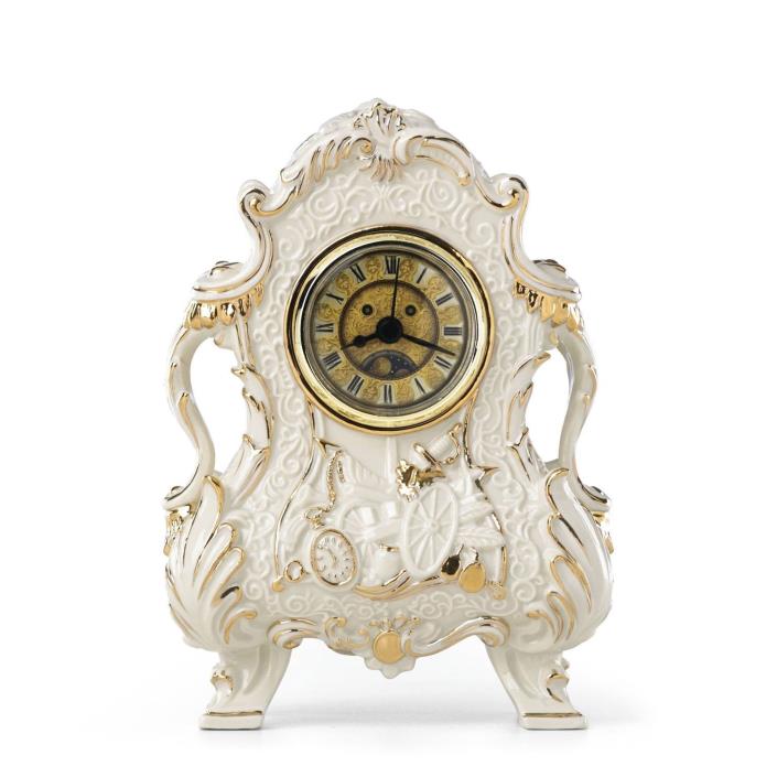 New Lenox Disney Beauty and the Beast Cogsworth Clock 7