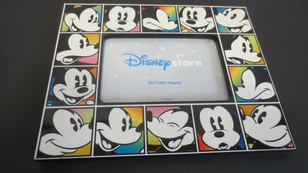 Mickey Mouse Disney Store Picture Frame 8 X 10 Holds 4 x 6 Picture NEAT!