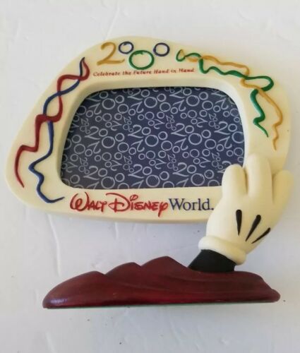 Walt Disney  Picture Frame Disneyland 3D Mickey Mouse Red White Black 5