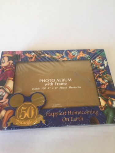 Disneyland 50 Photo Album With Frame