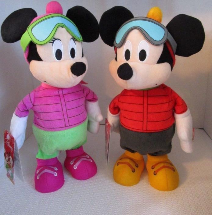 Disney MICKEY & MINNIE Mouse Animated Christmas Musical Dancing 13