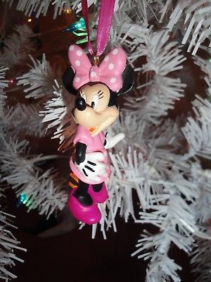 DISNEY MICKEY MOUSE CLUBHOUSE CUSTOM MADE MINNIE MOUSE PVC CHRISTMAS ORNAMENT