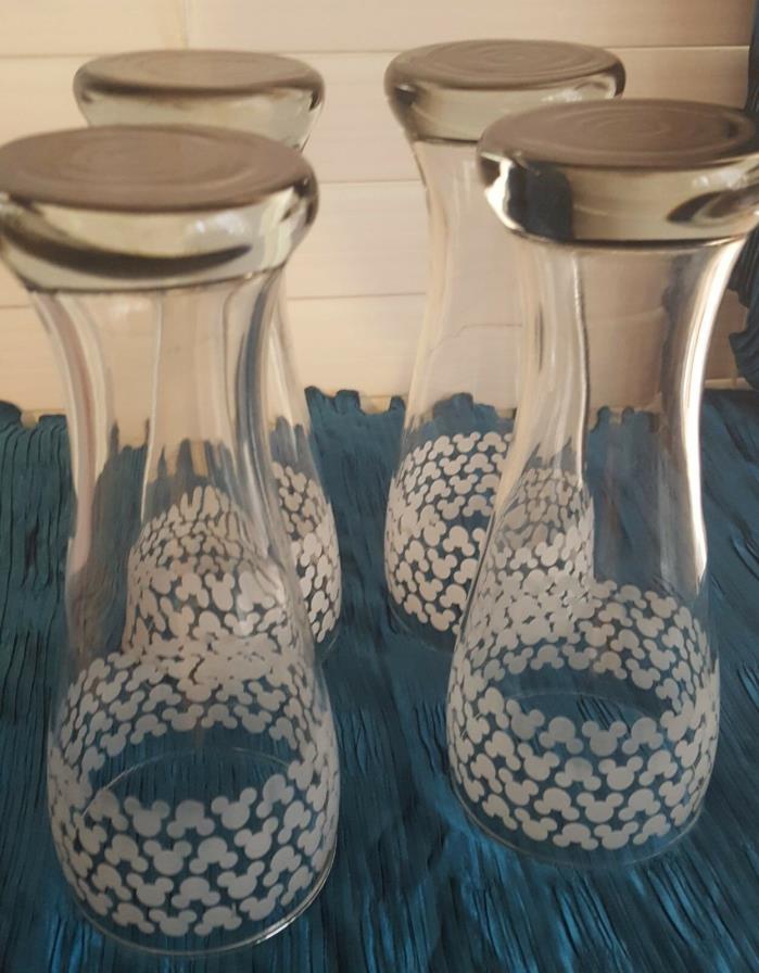 Set 4 Mickey Mouse Icon Smoked Pilsner Glasses