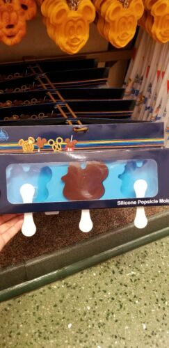 Disney Parks Chocolate Mickey Bar Popsicle Mold Set NEW