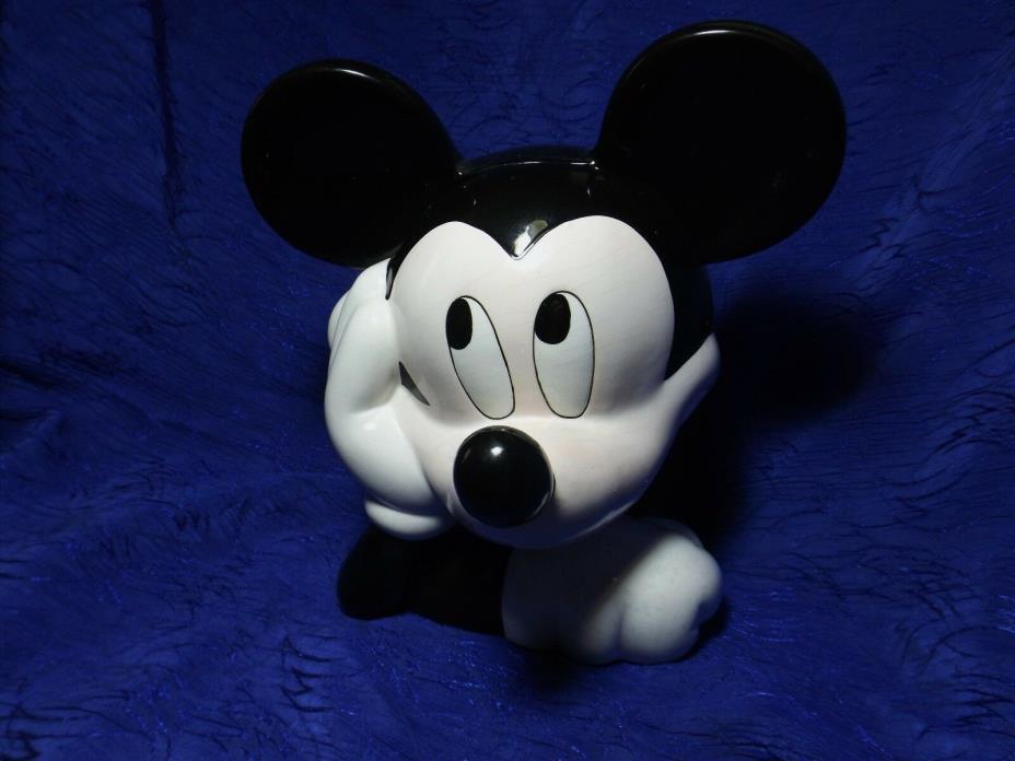 Disney Mickey Mouse Cookie Jar Ceramic