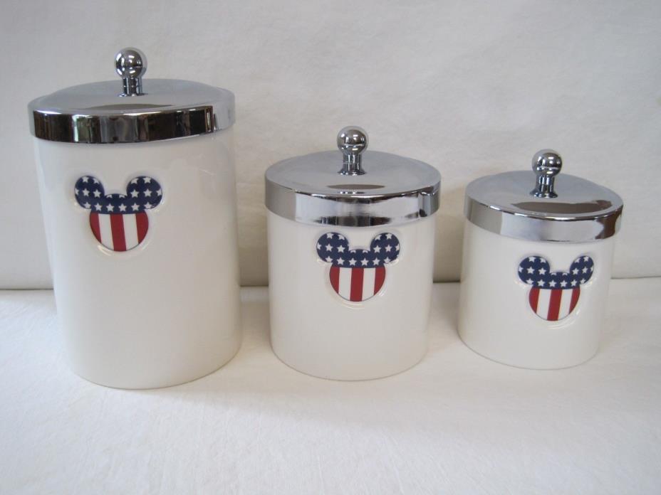 Disney Mickey Mouse Americana Canister Set