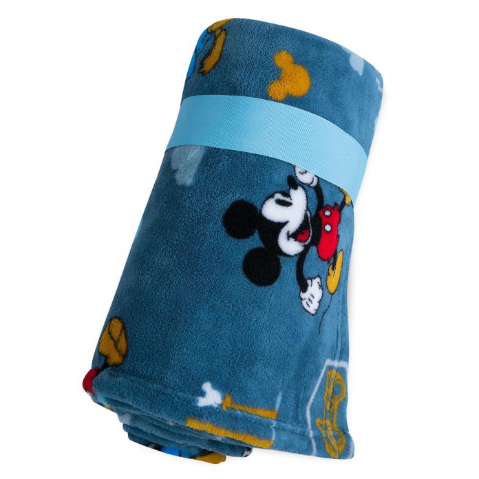 New Disney Store Fleece Throw Mickey Mouse Donald Duck Pluto Blanket 50
