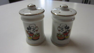 Vintage Disney Mickey Mouse Salt & Pepper Set, Made in Japan, 2 3/4 in. Tall