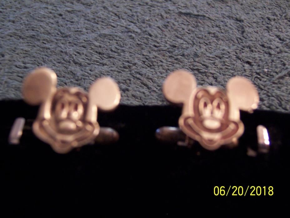 Vintage Disney stamped Mickey Mouse Cufflinks