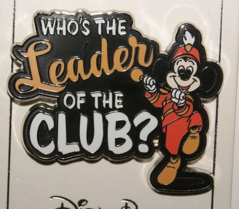 DISNEY 2018 Mickey Mouse Who’s The Leader Of The Club Pin