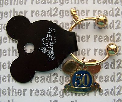 Disneyland Key Chain 50th Anniversary Mickey Icon