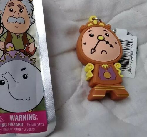 Disney princess figural keyring Cogsworth from Beauty and the Beast keyring