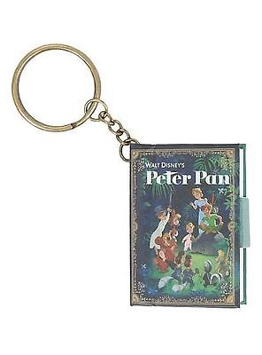 Disney Peter Pan Green Mini Notebook Book Charm Key Ring Chain Keyring Keychain
