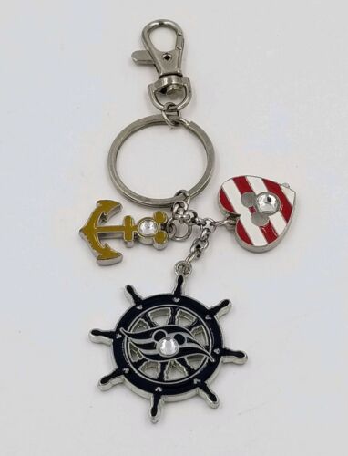 Disney Anchor / Heart / Ships Wheel Keychain. Mickey