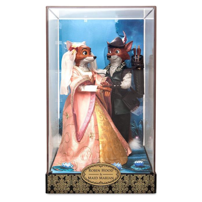 NEW! Disney Designer Fairytale Robin Hood Maid Marian Limited Edition Doll Set