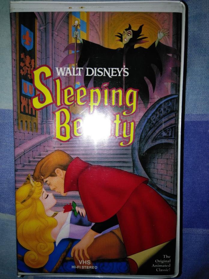 VERY RARE Sleeping Beauty Classic Black Diamond Edition Vhs 476V