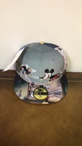 NEW ERA RARE Mickey Mouse Fitted Hat NEW W/ TAGS Size 7 1/2