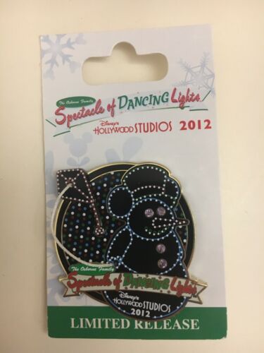 WDW Osborne Family Spectacle Of Dancing Lights 2012 SNOWMAN PIN
