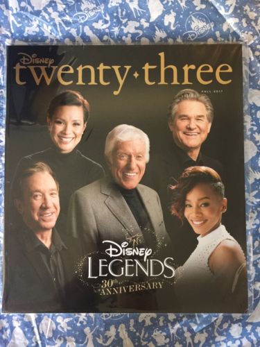 New! DISNEY D23 TWENTY THREE MAGAZINE Legends 30th Anniv Commemorative Issue