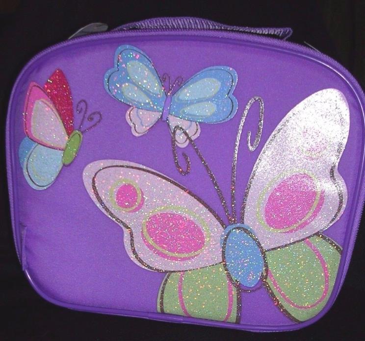 THERMOS Lavender Butterfly  Zip Soft Lunch Box