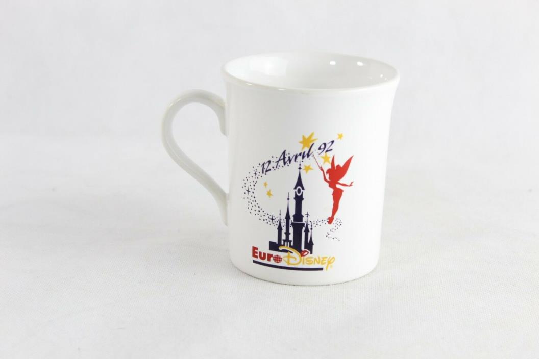 Vintage Euro Disney Tinkerbell MUG 12 AVRIL 92 Opening Day 1992 Made In England.