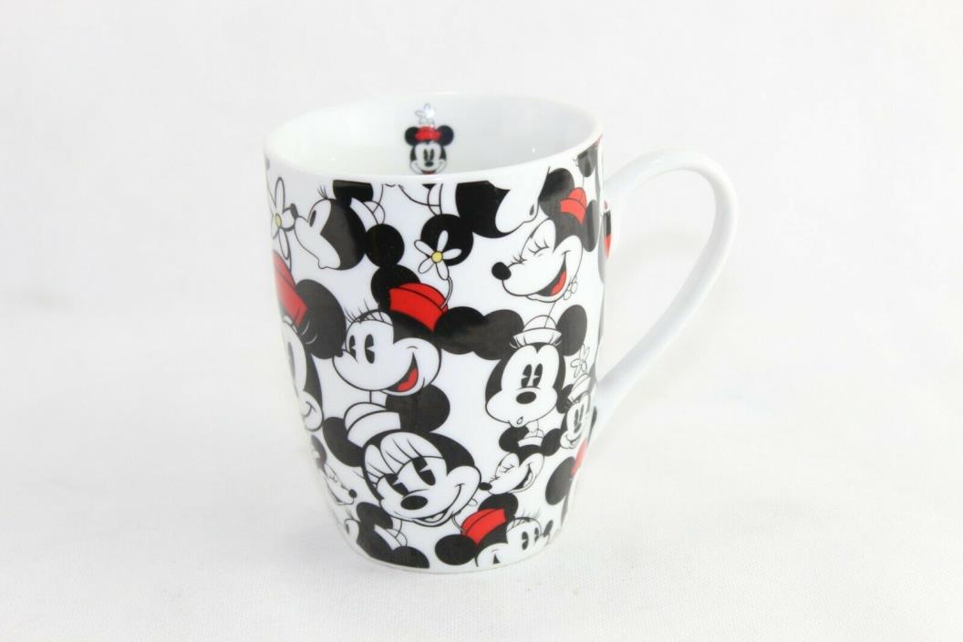 Disney Faces Of Minnie Mouse Ceramic Coffee Mug Cup. Free Shipping!